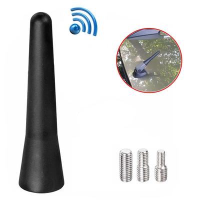 Strong Radio Roof Mount FM AM Black 6.5cm Length Auto Universal with Screws Car Antenna Mini Short Vehicle Accessories