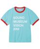 Pideupaipeo Sound Typo Ringer T-Shirt Blue