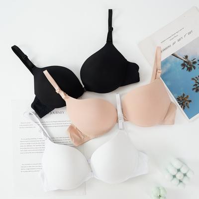 Σέξι Push Up Μπουστάκι Χωρίς Πλάτη Εσώρουχο Σουτιέν Γυναικεία Σουτιέν με Κούμπωμα Μπροστά Μονόχρωμο Απλό Χωρίς Ραφές Εσώρουχα