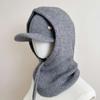 Soft Knit Balaclava Hat Thickened Thermal Scarf Cap Hooded Neck Warmer  Cycling
