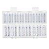 SANWA SUPPLY Battery Case and AAA Large (AA Compatible, Capacity, Clear) DG-BT6C