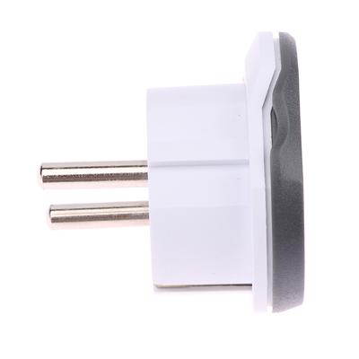 German Standard Conversion Plug Fr Au Us Uk To Eu Euro Korea Universal Travel Adapter Home Plug Adapter 2Pin 4.8Mm