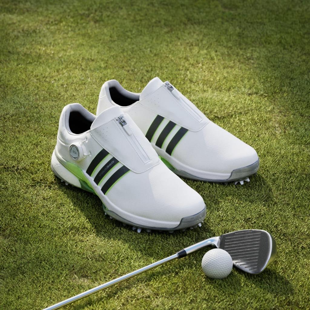 adidas Tour360 24 BOA IF0251 Men's Performance Sports Shoes Cloud White / Core Black / Green Spark