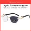 Smart Color Changing Head Sunglasses With Uv400 Protection For Fashion And Travel