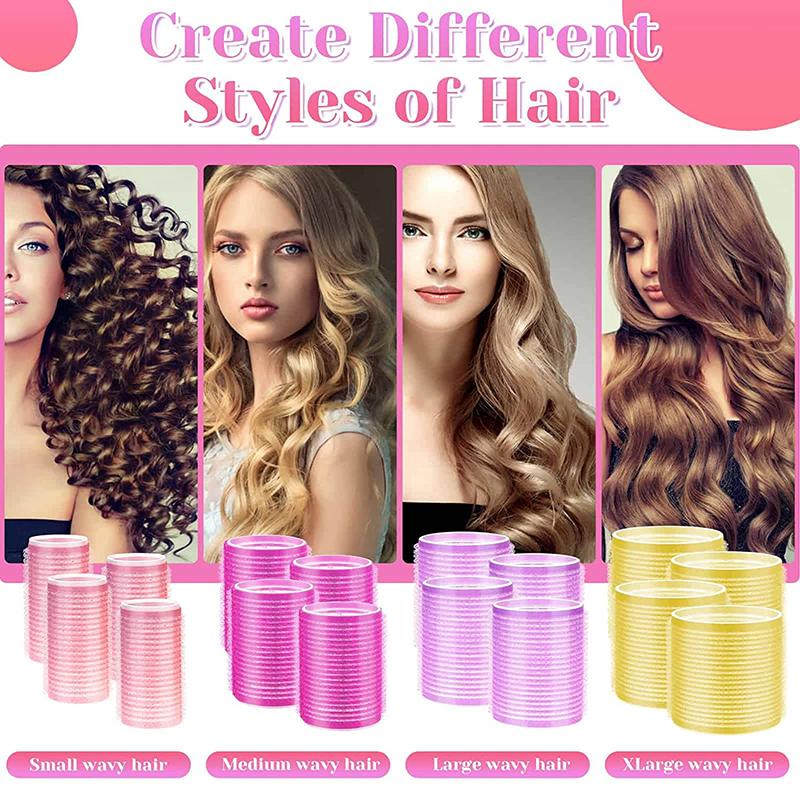 5.5 X 6.3 Cm Velcro Hair Rollers for Curling, Making Curls, Waves, Small Curls