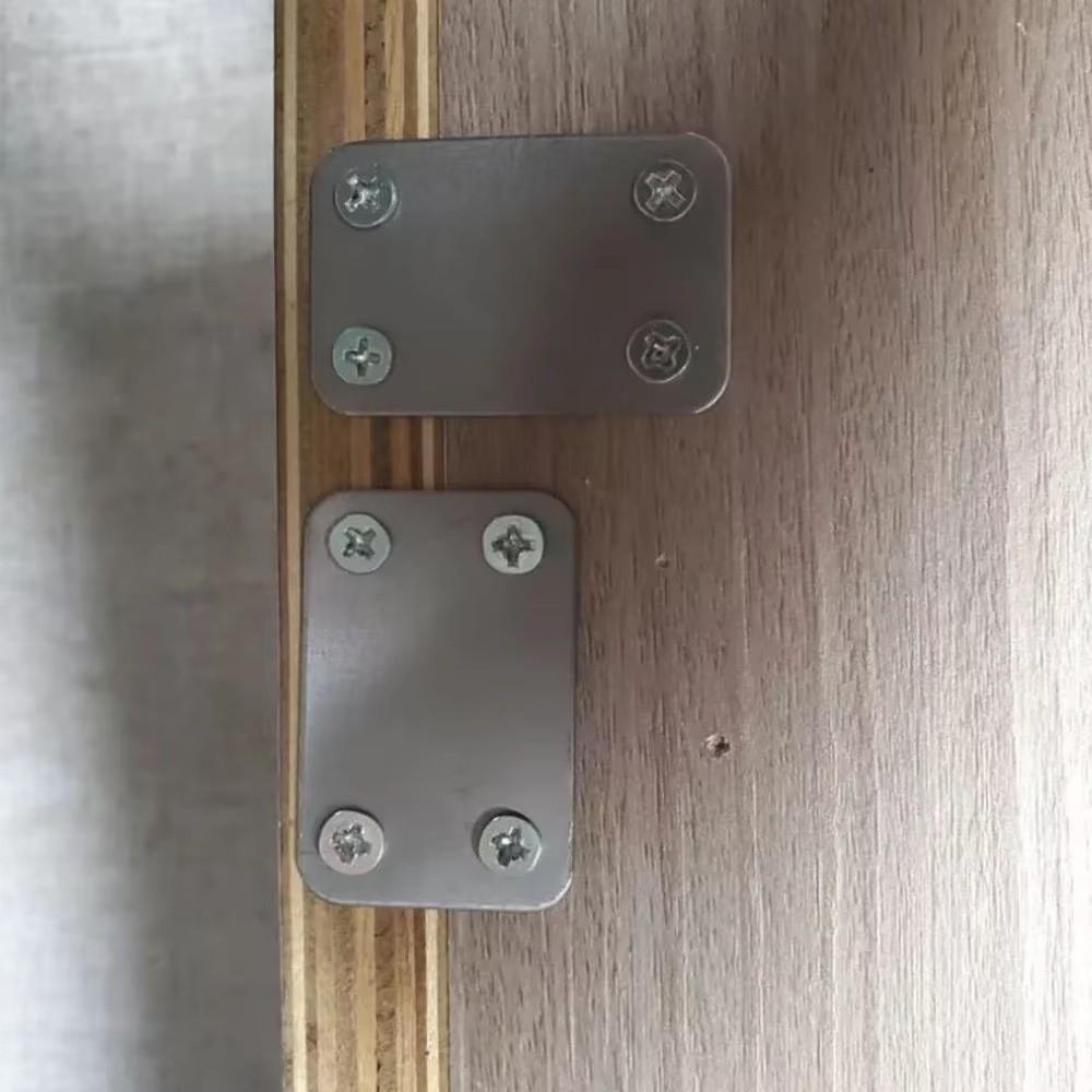 10 Stück Edelstahl Winkelverbinder Gerade Möbelbefestigungen Holzplattenverbinder