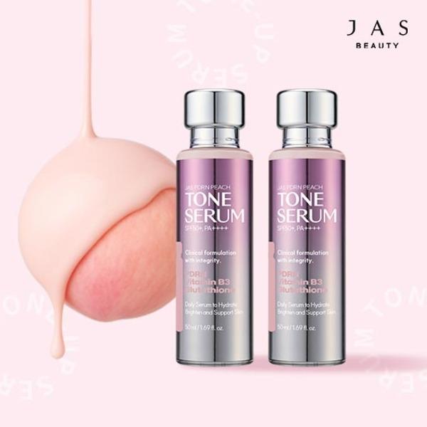 High-nutrition bare face cream JAS PDRN Peach Tone Serum 2 bottles
