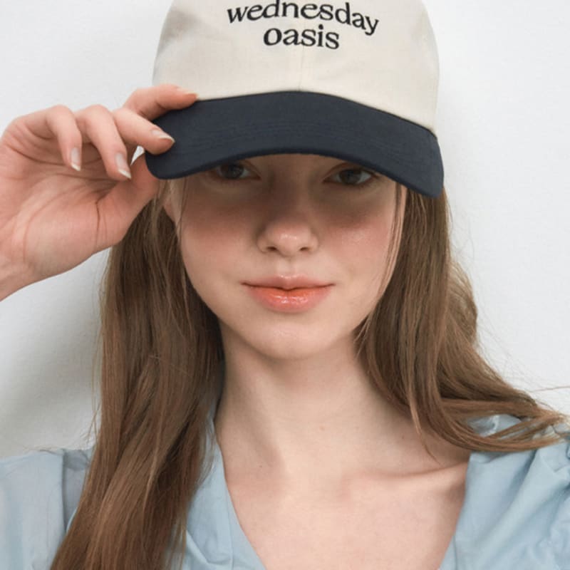 WEDNESDAYOASIS FOR WOMEN Signature Pure Two-Tone Ball Cap_8COLOR(W25-ACC03)