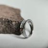 Silver Ring with Cubic Zirconia, Product Weight 4.16 G (2184423)