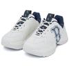 New MLB Big Ball Chunky Anti Slip Wear Resistant Low Top Chunky Sneakers Unisex White 3ASHBDM4N-43NYS