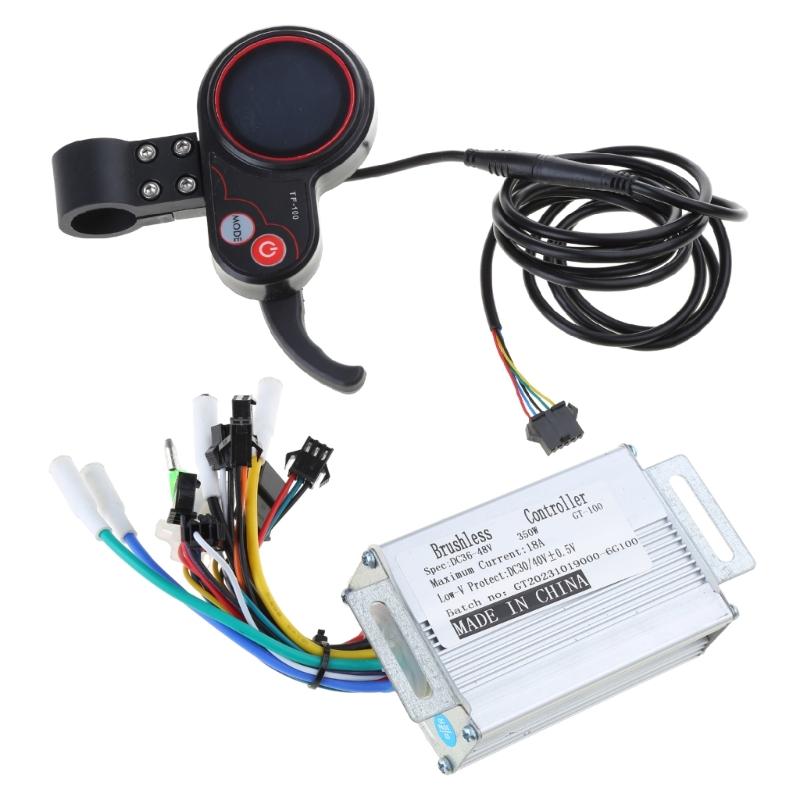 36v/48v 350w BLDC Electric Scooter Controller E-bike Brushless Speed Driver and LCD Display One Set Great Performance