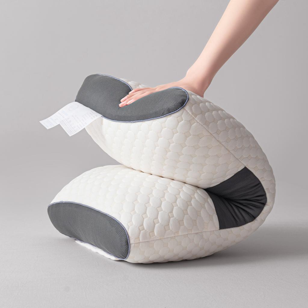 1 szt./2 szt. Poduszka pod kark do spania Miękka, Regulowana Ergonomiczna Poduszka Profilowana Wspierająca, Wysokiej Jakości Wypełnienie Poduszki, Zdejmowana Poszewka