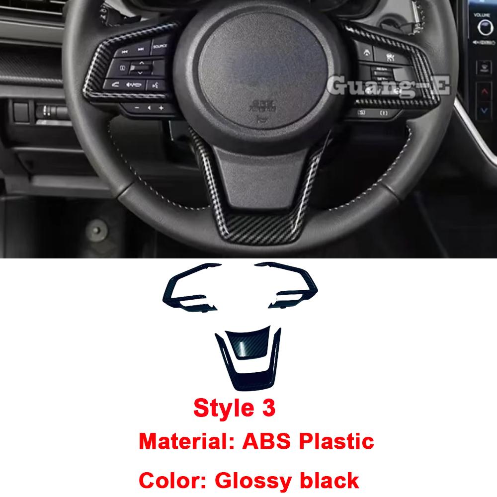 For Subaru Crosstrek XV  2024 2025 Car ABS Shift Knob Armrest Box Cover Light Switch Vent Outlet Frame Trim Body Accessories