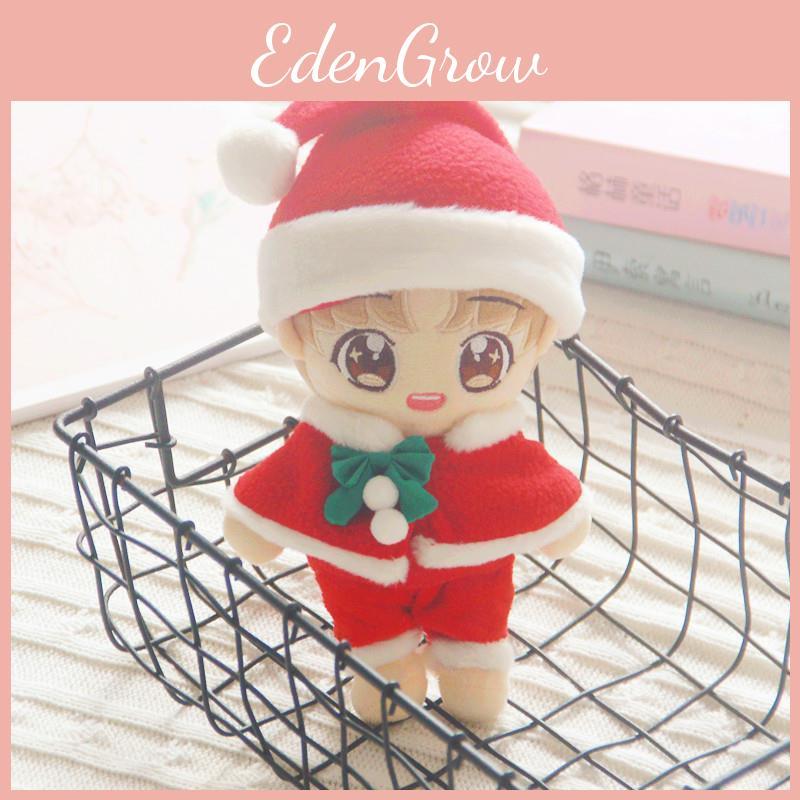 10 20cm Plush Toy Stuffed Doll Christmas Costume Clothes Suit Cute Gifts Fashion