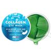 24K Gold Eye Mask & Green Collagen Gel Under Eye Mask, Hyaluronic Acid Eye Patches For Dark Circles, Fine Lines, Puffiness, Lift and Firm-60 Pcs