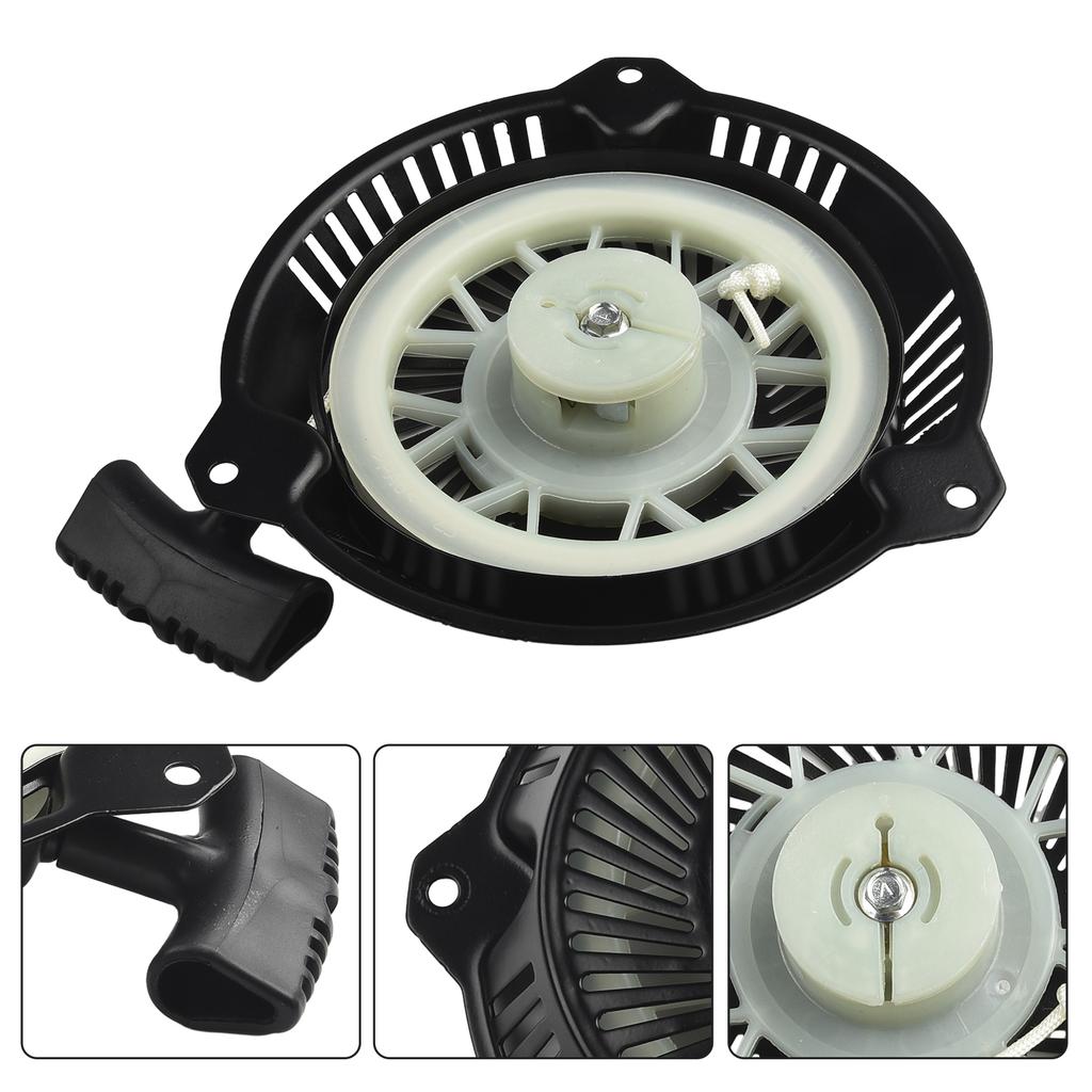 Reliable Lawn Mower Pull Starter Assembly Compatible with For Cobra For Einhell For Hyundai Quick Installation