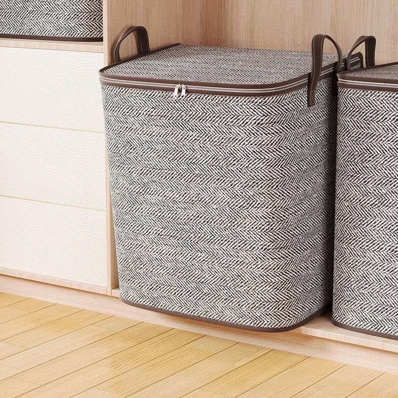 Große Kleideraufbewahrungsbox mit Deckel Großer Wäschekorb Organizer Tasche Für Baby Faltbar
