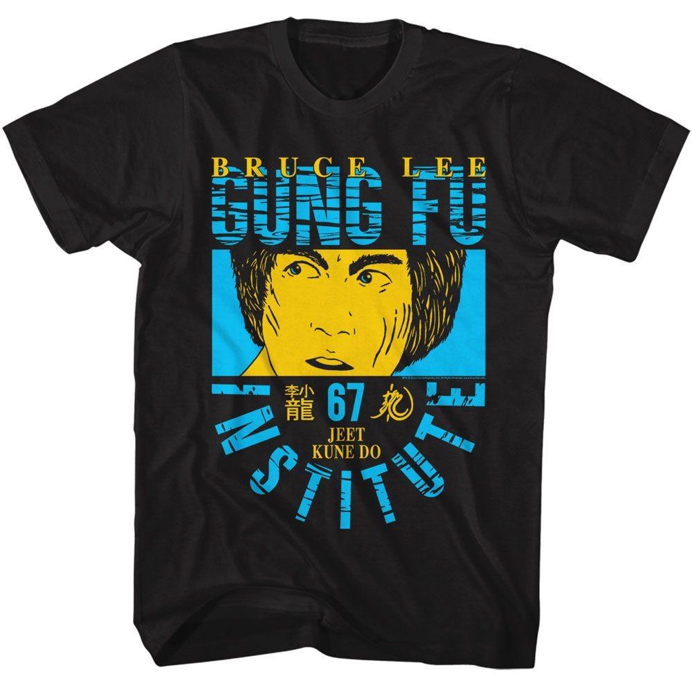 Bruce Lee Gung Fu Black Icon Shirt XXXL