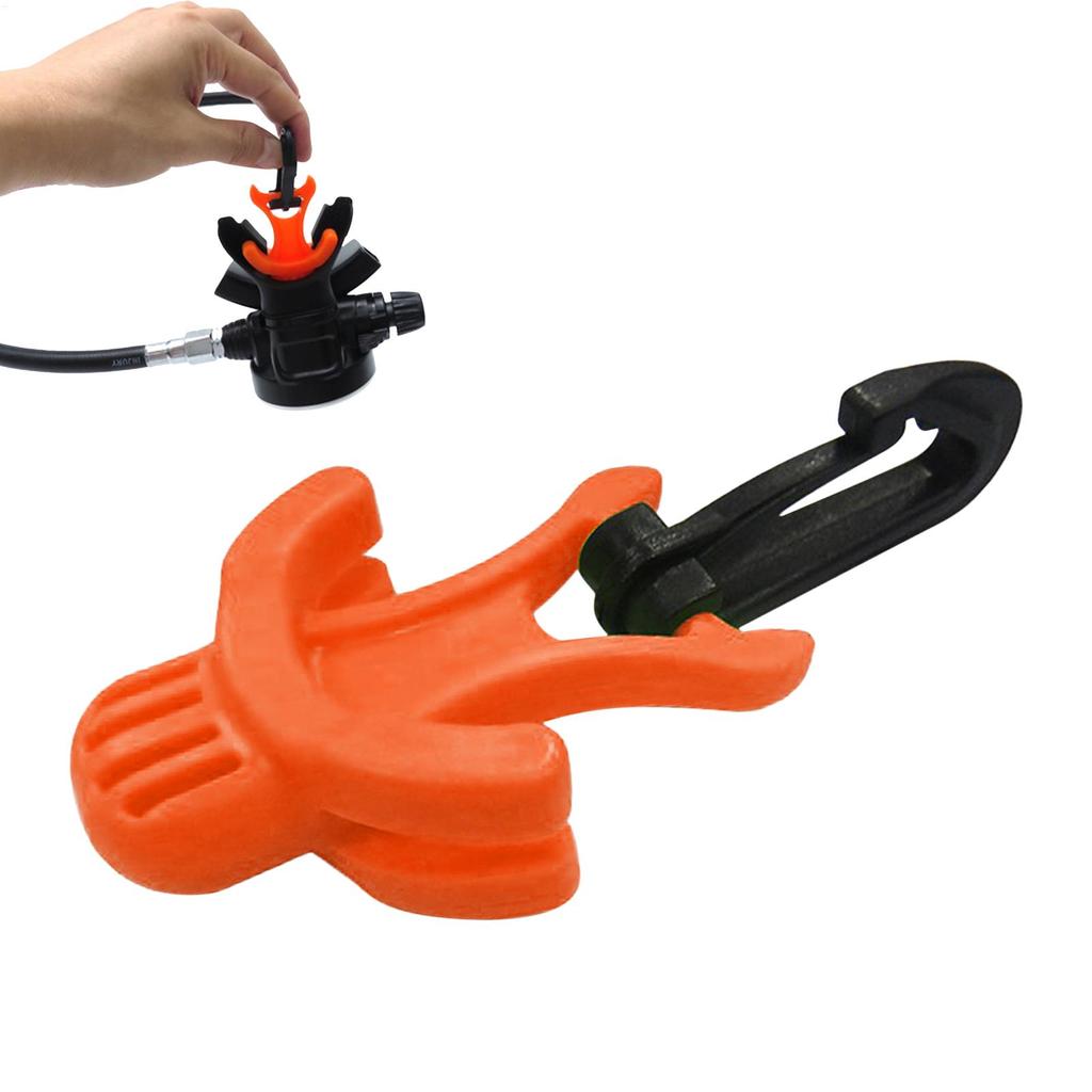 Scuba Diving Octopus Bracket Diving TPU Bite Second Stage Head Hook Second Stage Head Octpus Holder