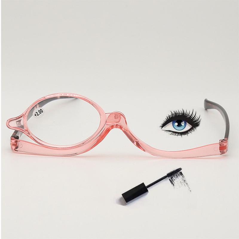 Trendy Flip Cover Makeup Mirror & Reading Glasses for Women