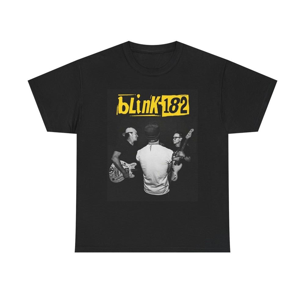 Blink 182 Retro Punk Rock Graficzny T-shirt Bawełniany T-shirt Unisex