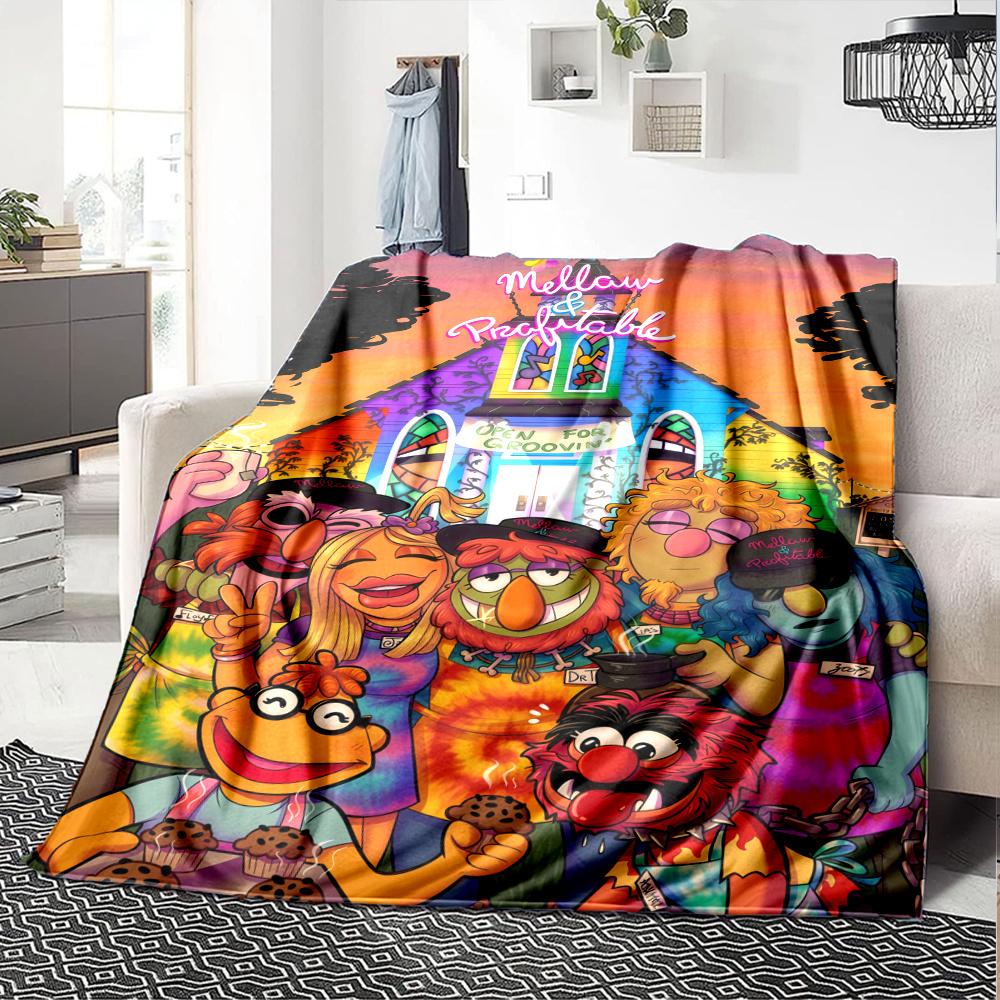 Muppets Blanket, High quality Comfortable for All Seasons, Home Decor, Warmth and Comfort