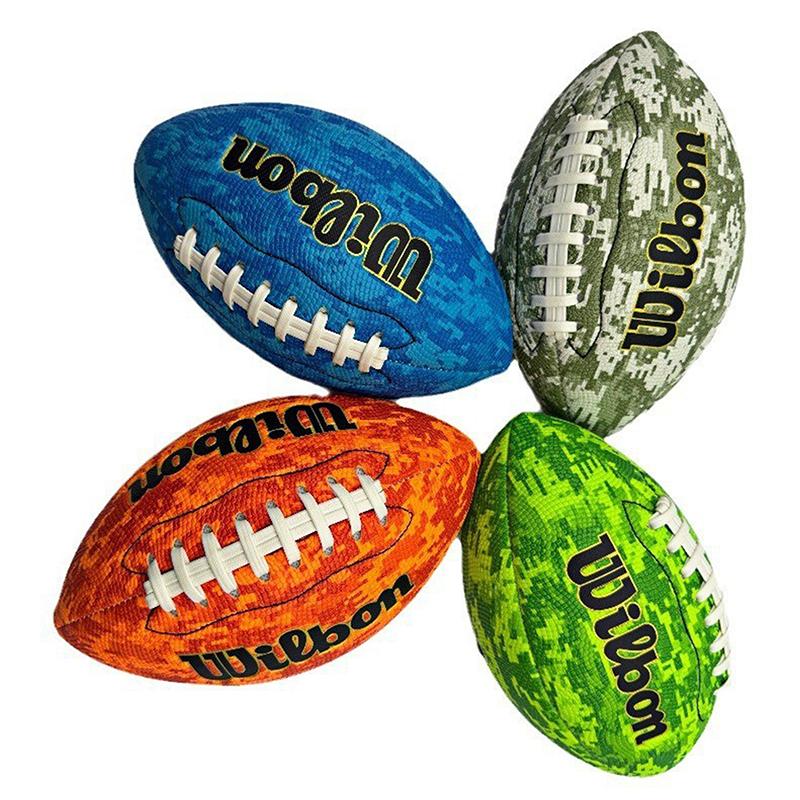 Mingea de Antrenament Rugby PU Gonflabilă Standard Fotbal American Fotbal Indoor Outdoor Pentru Adulți Copii Și Jucători Tineri Mărimea 3 6 9