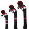 LeFeng Sports Golf Head Cover 3 Piece Knit Compatible with