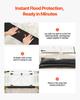 Flood Barrier, 8 Pack, 3050 X 210 Mm Flood Bags Activated by Water, Reusable Water Absorbent Barrier, Sandless Sandbags Blockage, Flooding Prevention