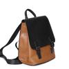 Genuine Leather Match Color Cowhide Women's Bag Simple Backpack Women's Schoolbag