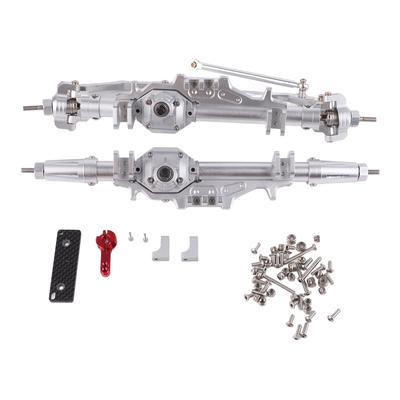 RC Front Rear Axle Replacement Parts Fit for Axial WRAITH RR10 1 10 RC Climbing CarSilver