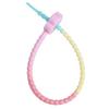 2-10Pcs Silicone Plum Blossom Gradient Keychain