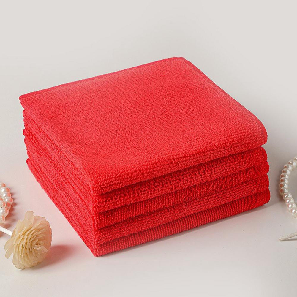 30x30cm Water-Absorbent Microfiber Furniture Cleaning Cloth Towel Kitchen Dishwashing Rag