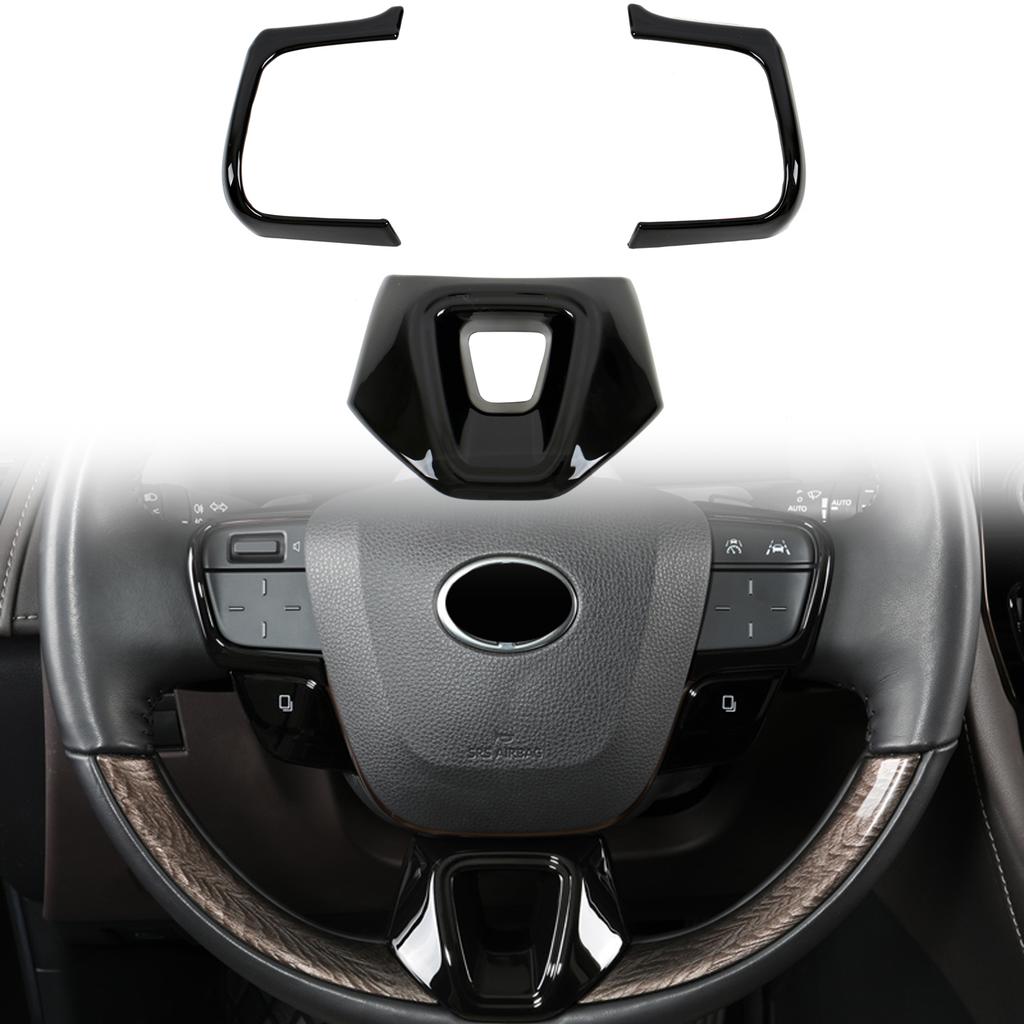 For Toyota C-HR AX20 2024 2025 Car Accessories ABS Steering Wheel Center Decor Cover Strips