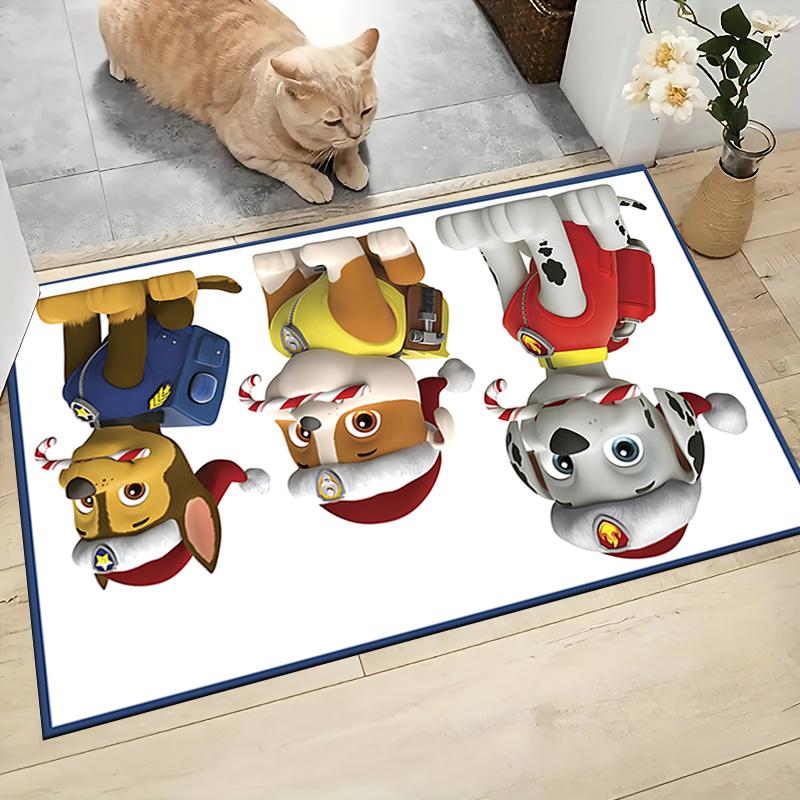 1Pc Paw Patrol Adventure Carpet Rug Soft Washable Antislip Home Living Room Sofa Mats Personalized Christmas Rug