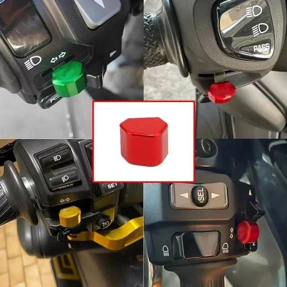 1set 8 Colors Turn Signal High Low Beam Start Button For Motorcycle Modification Accessories
