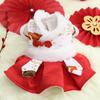 Cat New Year Celebration Dog Cat Pet Supplies Autumn and Winter New Small and Medium-sized Dog Two-legged Four-legged Dog Clothes