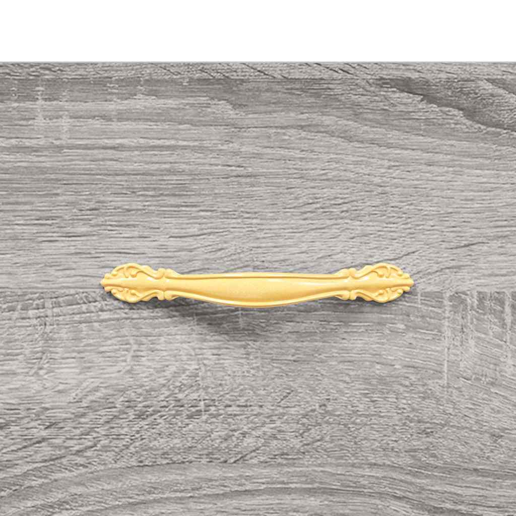 Shoe Bench Gray Sonoma 102x35x55 cm Particleboard