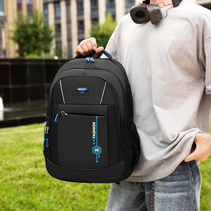 Men's Business Casual Laptop Backpack - Large Capacity, Versatile for Students and Short Trips