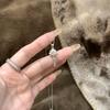 Light Luxury High-End Sense Ten Thousand Flowers Mozzarella Diamond Key Necklace Inlaid With Diamonds Exquisite Noble Cold Feeling Collarbone Chain