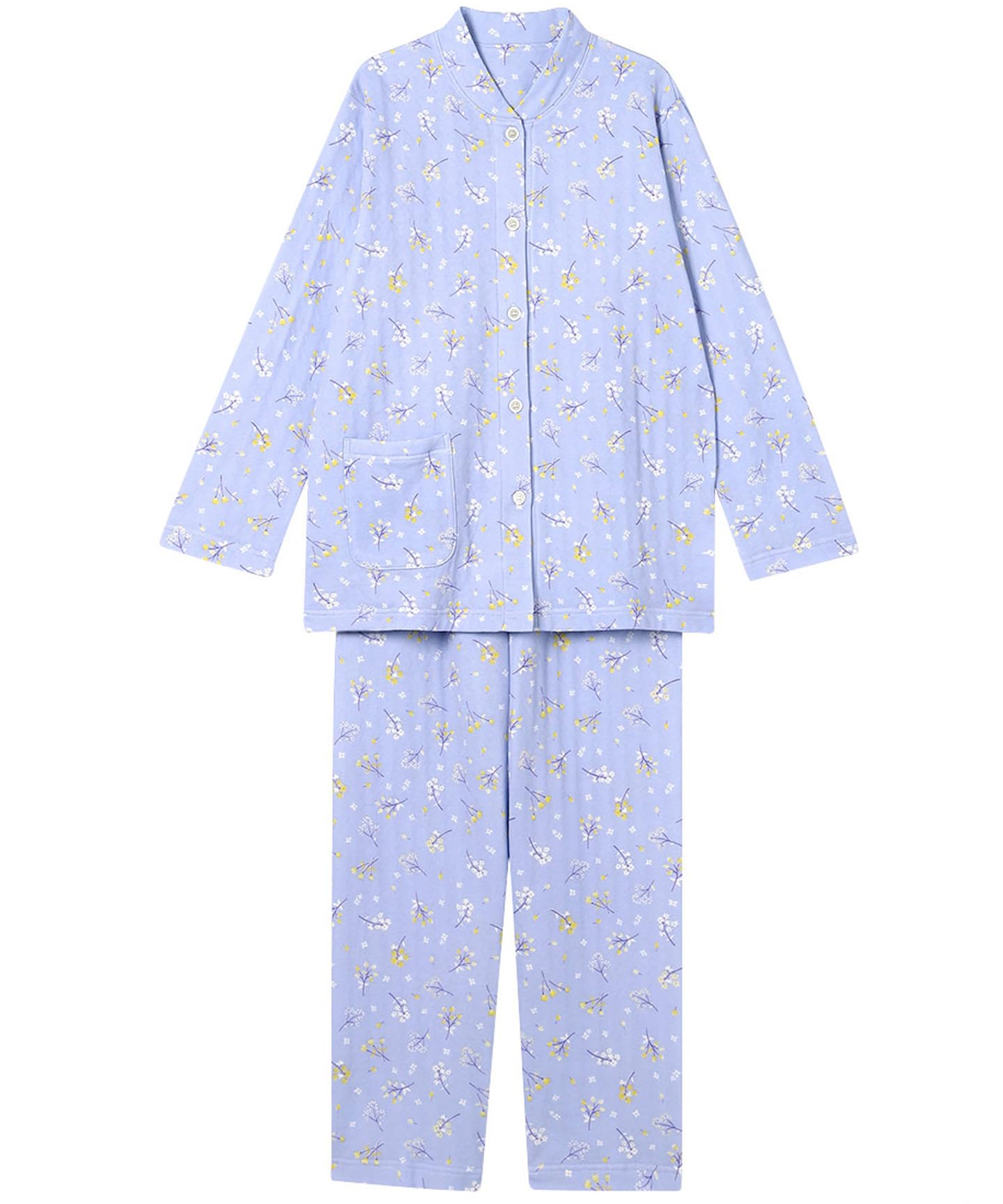 

Long Long Cotton Blend Warm EP6015 PU [Wing/Wacoal] Pajamas, Sleeves, Pants, (Body) Women s
