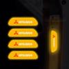Car Door Sticker Safety Warning Reflective Mark For Asx Lancer Outlander Pajero Ralliart
