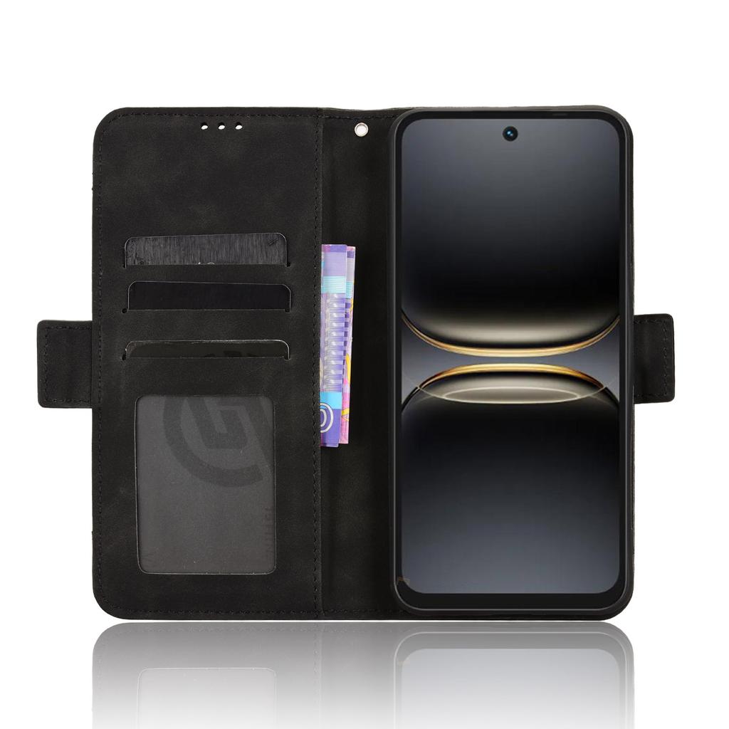 Voor TECNO Spark 40C Leren Hoesje Telefoon Portemonnee Cover met Meerdere Kaartsleuven