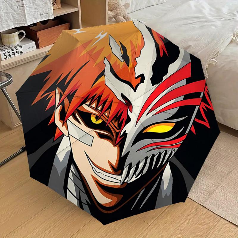 1PC Anime Character Umbrella-8-Rib Reinforced, Automatic Open, Lightweight & Durable, Cute Fashion Accessory for Outdoor-P2679