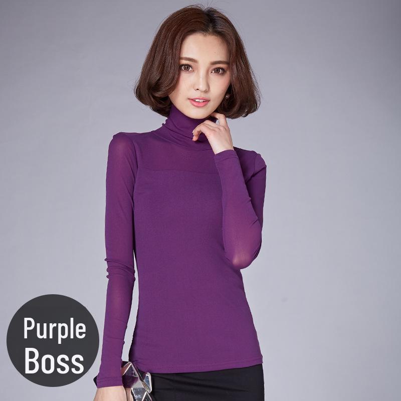 

Осень 2023 г. Женский сетчатый топ с длинными рукавами больших размеров Slim Fit XL