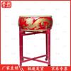 Yushuo Chinese Red Cowhide Flat Drum