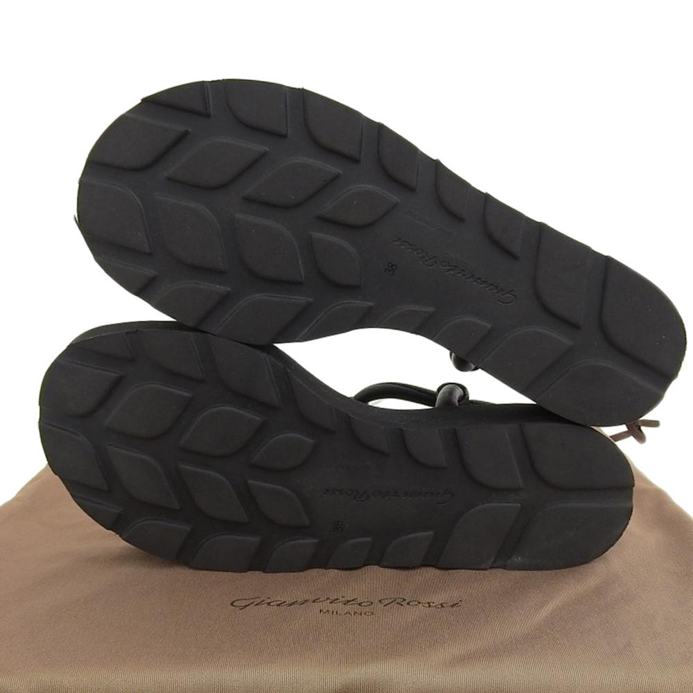 Gianvito Rossi MARINE NAPPA Sandals Women's Black Size 38 G32246 Shoes 38 blackUsed