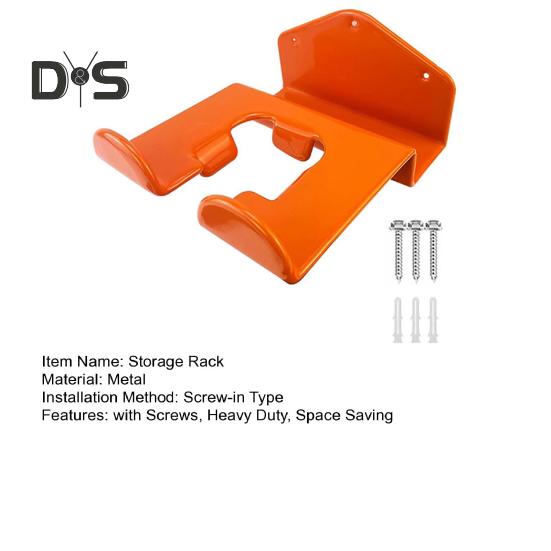 1/2 Sets Wall Mount Weedeater Hanger with Screws Heavy Duty Space Saving Garage Shed Weed Eater Trimmer Tools Metal Storage Rack Organizer Hook