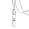 Praktische Glasbehälter Halskette Schmuck Modische Glasgefäß Halskette Halskette Schmuck zur Aufbewahrung von Blumen