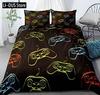 Hot Sale 3D Gamepad Bedding Set Custom Kids Boys Gamer Teens Video Game Duvet Cover for Youth Modern Game Controller Bedspread